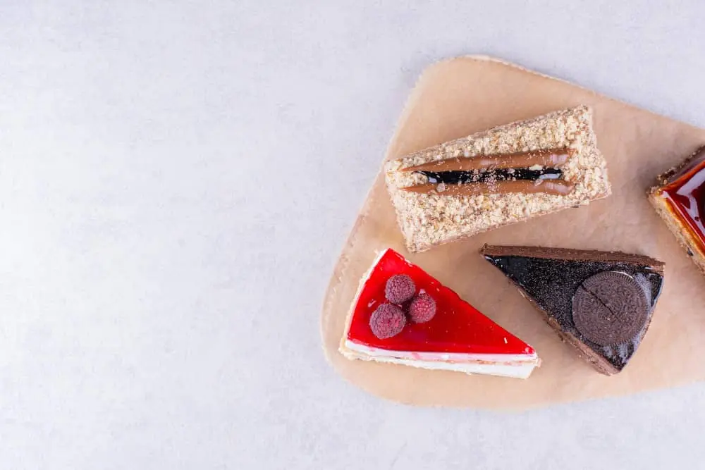 Cakes desserts sweet bites in royal bakery coffee troulos skiathos