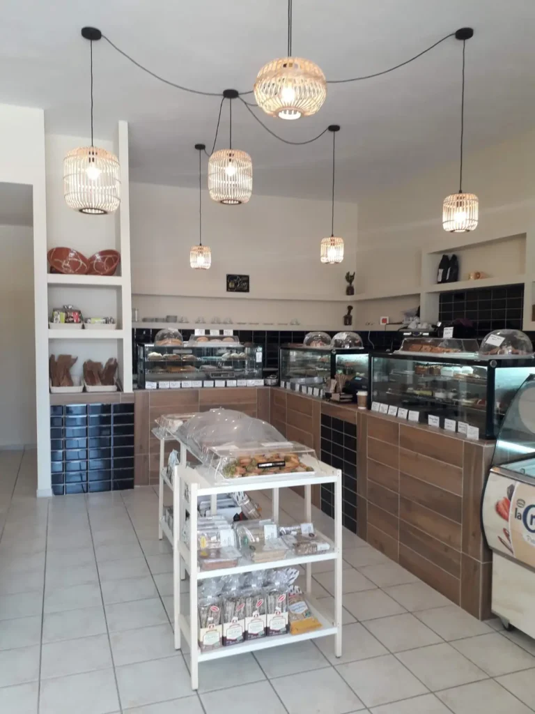 Pastries coffee fresh bakes in royal bakery coffee troulos skiathos